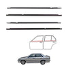 Outer Weatherstrip Door Belt Set 4 Fits Toyota Corolla AE90 AE92 SED 1987-91 D05