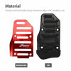 Car Accessories Red Non-Slip Gas Brake Foot Pedal Pad Cover (3 pcs)