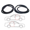 Mitsubishi Sigma Colt Galant A121 1600 1976-1980 Rear Door Weatherstrip x2