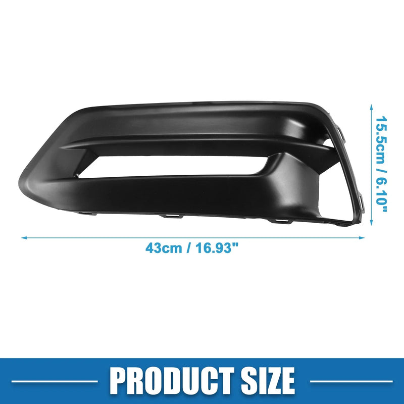 Honda Accord (2018-2020) Black 2 x Front Fog Light Grille Covers