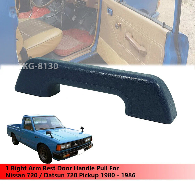 Nissan 720, Datsun 720 RH Arm Rest Door Handle Pull Blue (1980-1986)