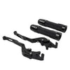 Yamaha TMAX 500 530 Black Extendable Brake Clutch Levers Grip Set