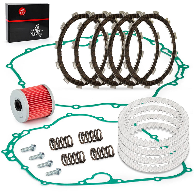 Kawasaki Bayou 300 KLF300 A / B / C Clutch Friction Plates & Gasket (1986–2005)