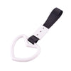 Universal Car Door Handle White Heart Tow Hook Ring