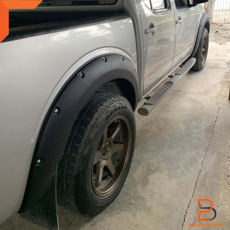 Nissan Navara D40 Narrow Body 4DR Dual Cab Black Fender Flare Arch