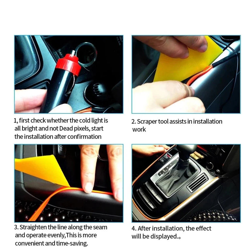 Universal Models 2 x Car Interior LED Strip Lights (2020-2023)