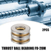 Car 2 x Car Thrust Ball Bearing 9x20x7mm Single Row Roller with Washers