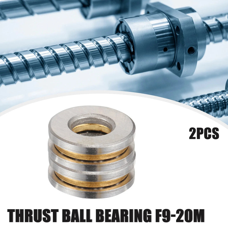 Car 2 x Car Thrust Ball Bearing 9x20x7mm Single Row Roller with Washers