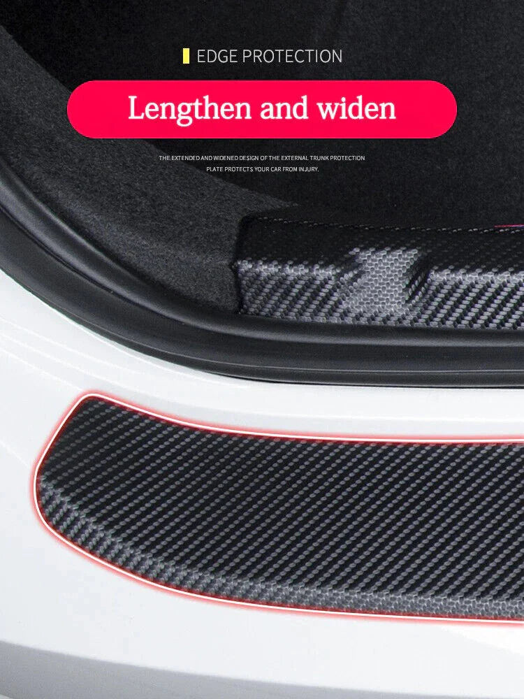 Toyota RAV4 2 x PU Leather Rear Bumper Sill Protector (2019–2023)