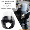 Harley Dyna Low Rider Front Headlight Fairing & Clear Windshield (2006-2023)