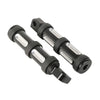 Harley Touring Dyna Softail Fatboy Black Footpeg Rests