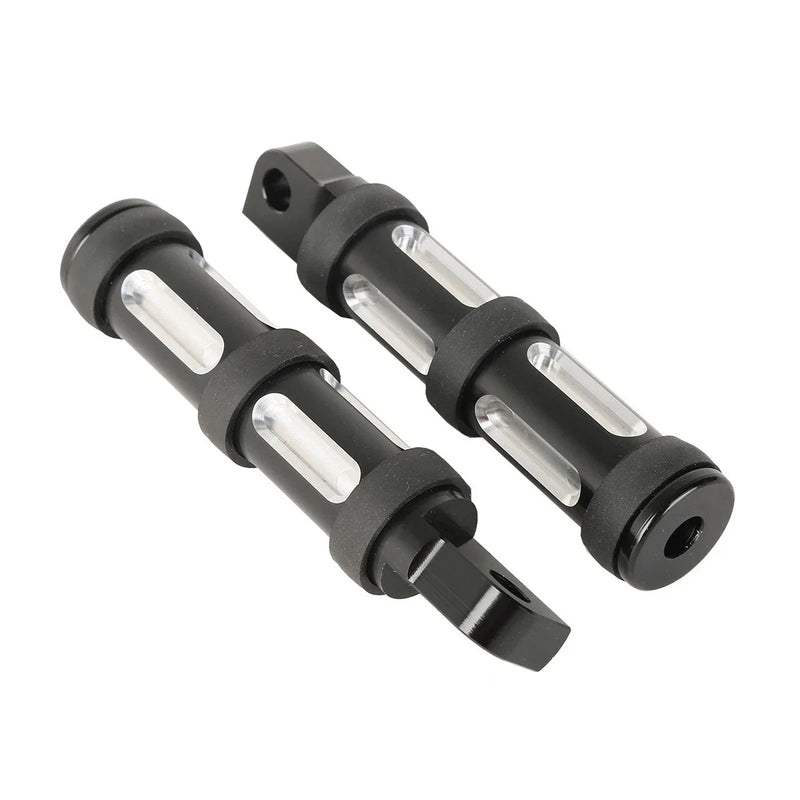 Harley Touring Dyna Softail Fatboy Black Footpeg Rests