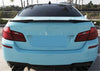 BMW 5 Series F10 F18 Rear M4 Style Spoiler Wing Glossy Black (2011-2017)