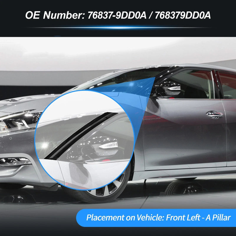 Nissan Maxima Front Left A Pillar Window Cover Trim (2018-2019)