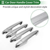 Honda Fit Jazz GK5 GP5 2014-2018 Silver Tone Car Door Handle Cover Trim