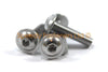 Ducati 848 1098 1198 Vent pare-brise Boulons Inox + Caoutchouc (2009–2011)