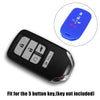 Honda Accord Civic CR-V 5 Button Key Fob Cover Case Blue (2016-2023)