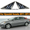 Hyundai Sonata 2 x Carbon Fiber Window Louver Cover (2011–2014)