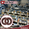Make Model Oil Seal 18x30x8mm 2 Pcs Seal Ring Rotary Shaft Seal FKM Rubber