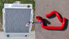 Datsun 1200 3 Row Aluminum Radiator & Silicone Hose (1970-1972)