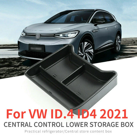 VW ID.4 Center Console Storage Box Tray Organizer Accessories (2021–2023)