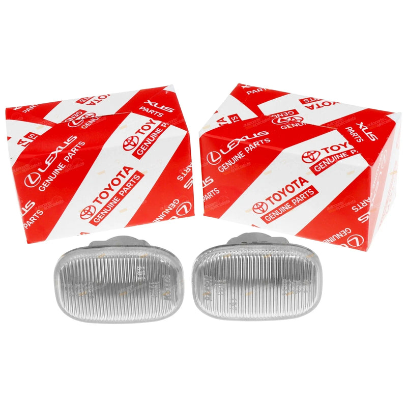 Hilux Genuine Toyota Clear Side Indicator Lamp Repeater Blinkers