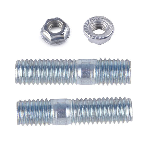 Honda GX110 GX120 GX160 GX200 168F 170F 2 x Exhaust Studs & 2 x Groove Kits