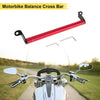Motorcycle Balance Cross Bar Handlebars 0.41in Hole Diameter Red