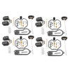 Honda CB750A Hondamatic 4x Carburetor Gasket Kit (1976-1978)