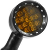 Harley XL LED Chrome Bullet Amber Turn Signal Lights (2004-2023)
