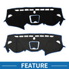 Hyundai Santa Fe Sport (2013-2018) Black Blue Dashboard Cover Mat