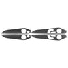 GLC Class Carbon Fiber Black Interior Door Panel Cover Trim (2016-2021)