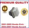 Blower Motor Heater Fan Resistor fits Honda Civic 01-05