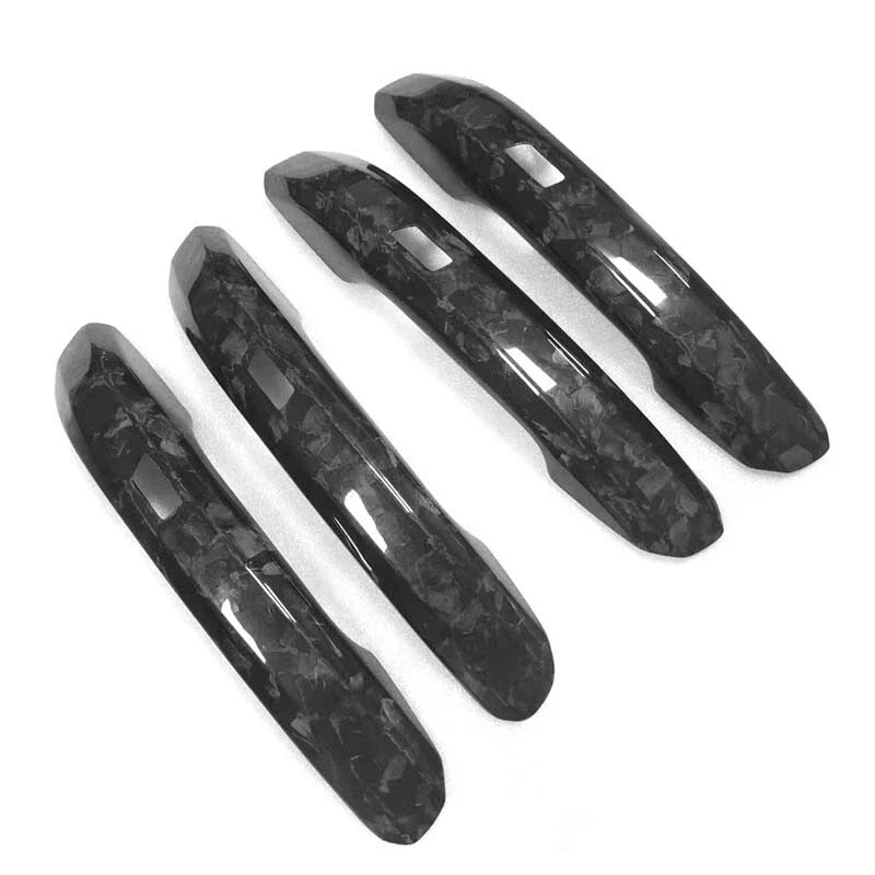 Audi A4 A5 RS4 RS5 Forging Carbon Fiber Exterior Door Handle Cover Trim Fit