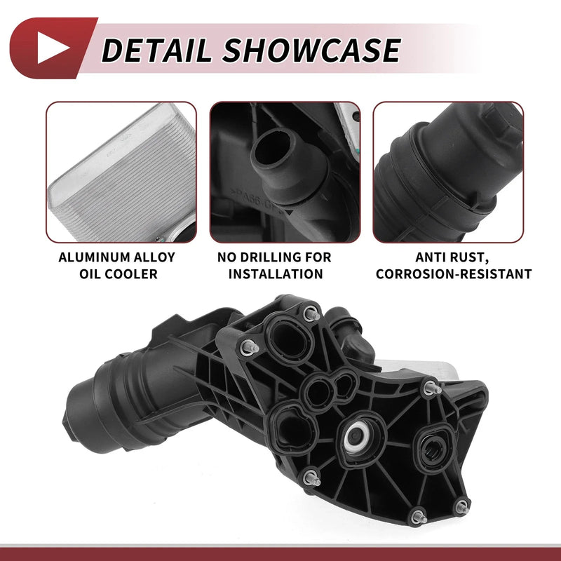 BMW M240i XDrive Engine Oil Cooler Filter Housing (2017-2023)