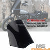 Harley Dyna FXDL FXDB FXD Dark Black Headlight Fairing Windshield (2006-2017)
