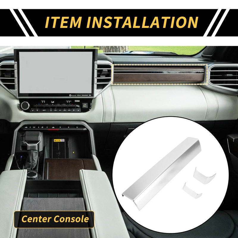 Toyota Tundra Central Console Instrument Strip Cover (2022-2024)