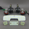 Ford Ranger PX PXLT WILDTRAK XL XLS LED Interior Headlight Fog Lights