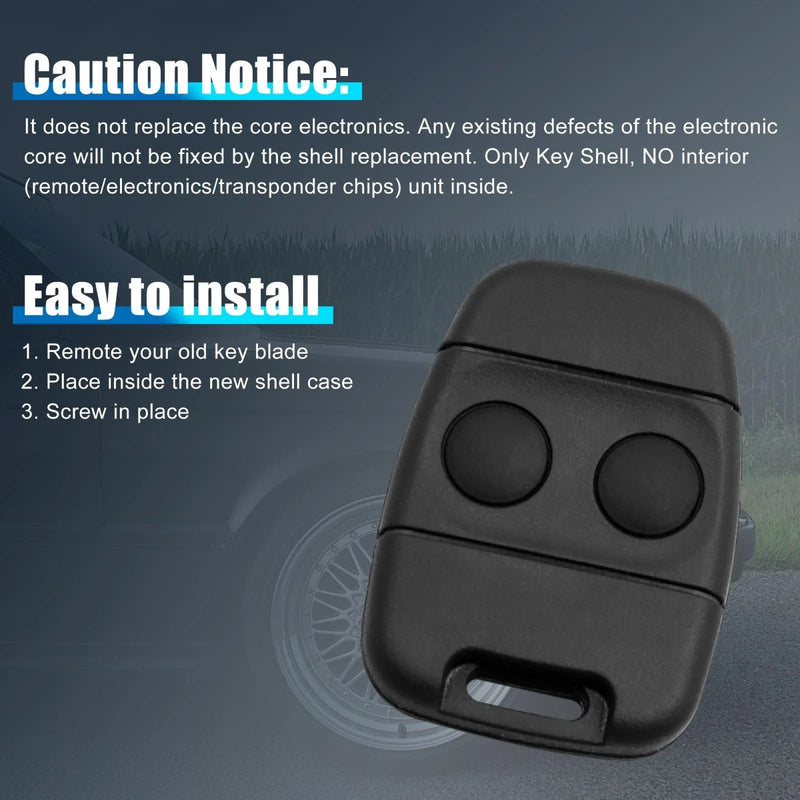 Land Rover Discovery, Defender, Freelander Key Shell Case (1994-2006)
