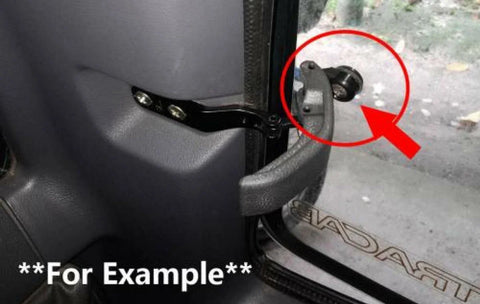 Toyota Hilux Chrome Bolt Nut Screw Rear Cab Latch Lock (2005-2014)