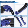 Suzuki GSXR150 (2017-2020) Blue Black Adjustable Brake Clutch Levers