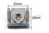 Car Genuine DZUS Locks Support Clip Plate Container Slide / Rivet On