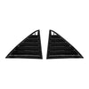 Chrysler 300 Real Window Louver Shutter Cover Gloss Black (2011–2023)