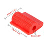 Motorcycle 2 x Universal Red Gear Shift Shifter Protector Cover Anti Slip