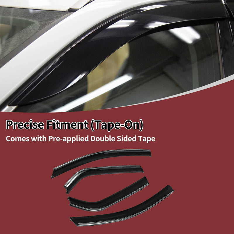 Honda Fit Sedan Side Window Vent Visors Window Deflectors (2007-2008)