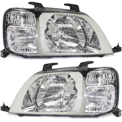 Driver and Passenger Side Headlights For Honda CR-V