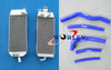Suzuki RM125 Aluminum Radiator & Yellow Silicone Hose (1998-2000)