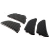 Subaru Forester 4 x Carbon Fiber Interior Door Bowl Cover Trim (2013-2018)