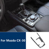 Mazda CX-30 Gear Shift Panel Trim Cover Black Metal Brushed (2020–2024)