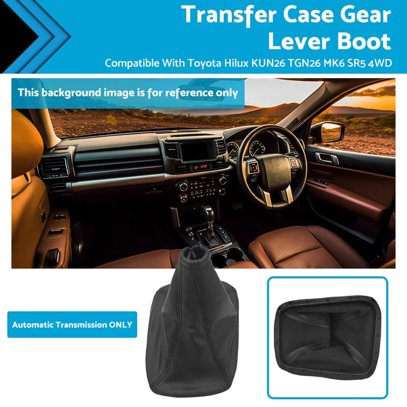 Toyota Hilux KUN26 TGN26 MK6 4WD Gear Shift Boot Cover (2005-2015)